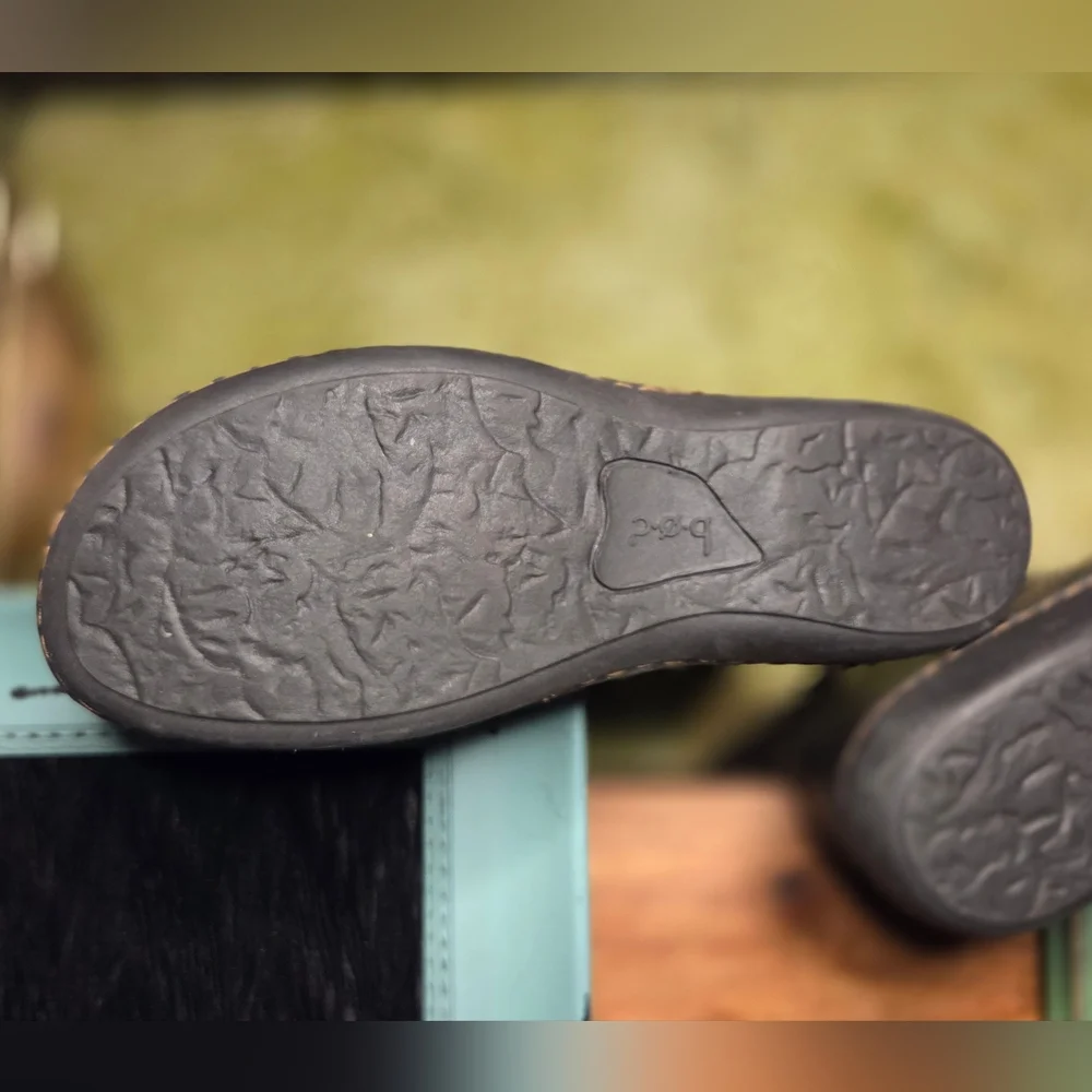 NWT Born Dark Brown Mahogany 'LORA' Leather Moto Boots (In The Box) Sz 8/39 - Picture 7 of 12